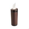 Tube, Cylinder Tissue Box ,PU Leather Round Tissues Container for Car Cup Holder