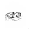 Stainless Steel Snack Tray MirrorPolished Serving Bowl Irregular for Coffee Table,