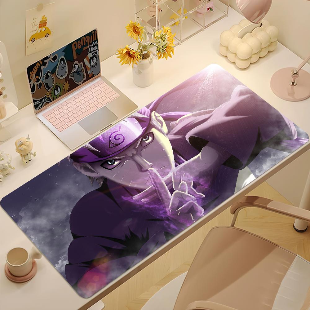 NNaruto Uzumaki Itachi Uchiha Mouse Pad Nonslip Thickened MousePad Large Writing Lockedge Gaming Cushion Office Student