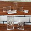 [C]20Pcs Dollhouse Mini Crystal Clear Bricks Water Ripple Crystal Glass Bricks Model Dollhouse Micro Scene Construction Props