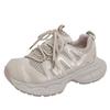 Leather platform fried street dad shoes women's 2025 summer new women's shoes versatile sports shoes casual shoes board shoes women