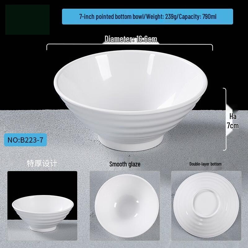 

MOLUONA Melamine Ramen Bowl