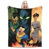 Invincible omniman amazing hero anime Blankets Super Soft Velvet Novelty Gift Throw Blanket Plush Thin Quilt
