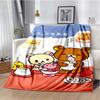 Cartoon Rilakkuma Anime Throws Blanket Sofa Home Hiking Picnic Bed Kid Super Soft Cute Kawai Flannel Blanket Power Birthday Gift