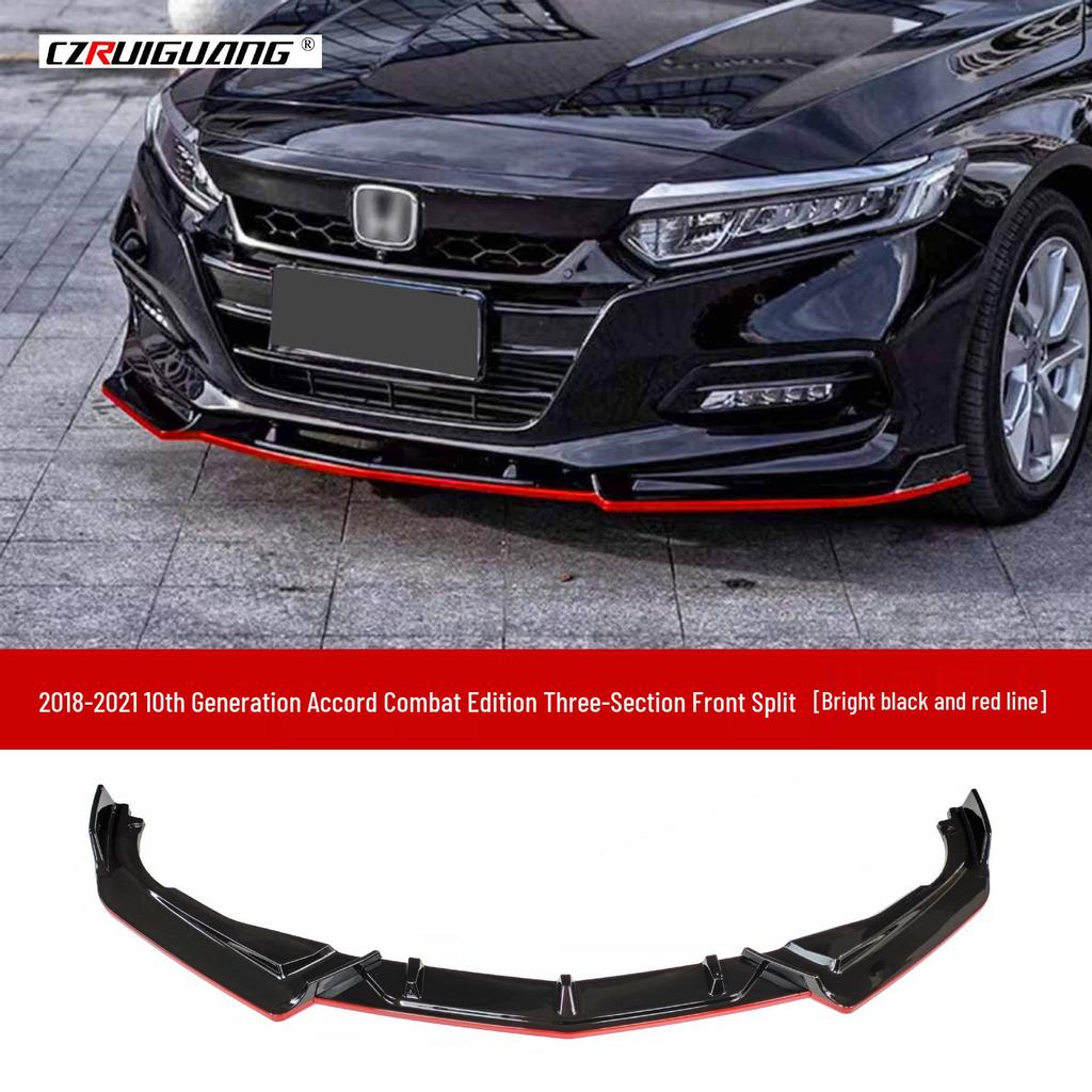 2018 Accord 10. Generation Aggressives Kit: Frontlippe, Splitter, Heckflügel, Dachspoiler, Hecklippe, Seitenschweller.