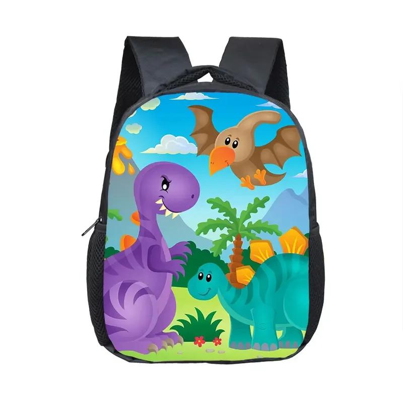 16 Inch Animals Dinosaur Backpacks Dinos Children School Bags Baby Toddler Bag Boys Backpack for Kids Kindergarten Bags Gift