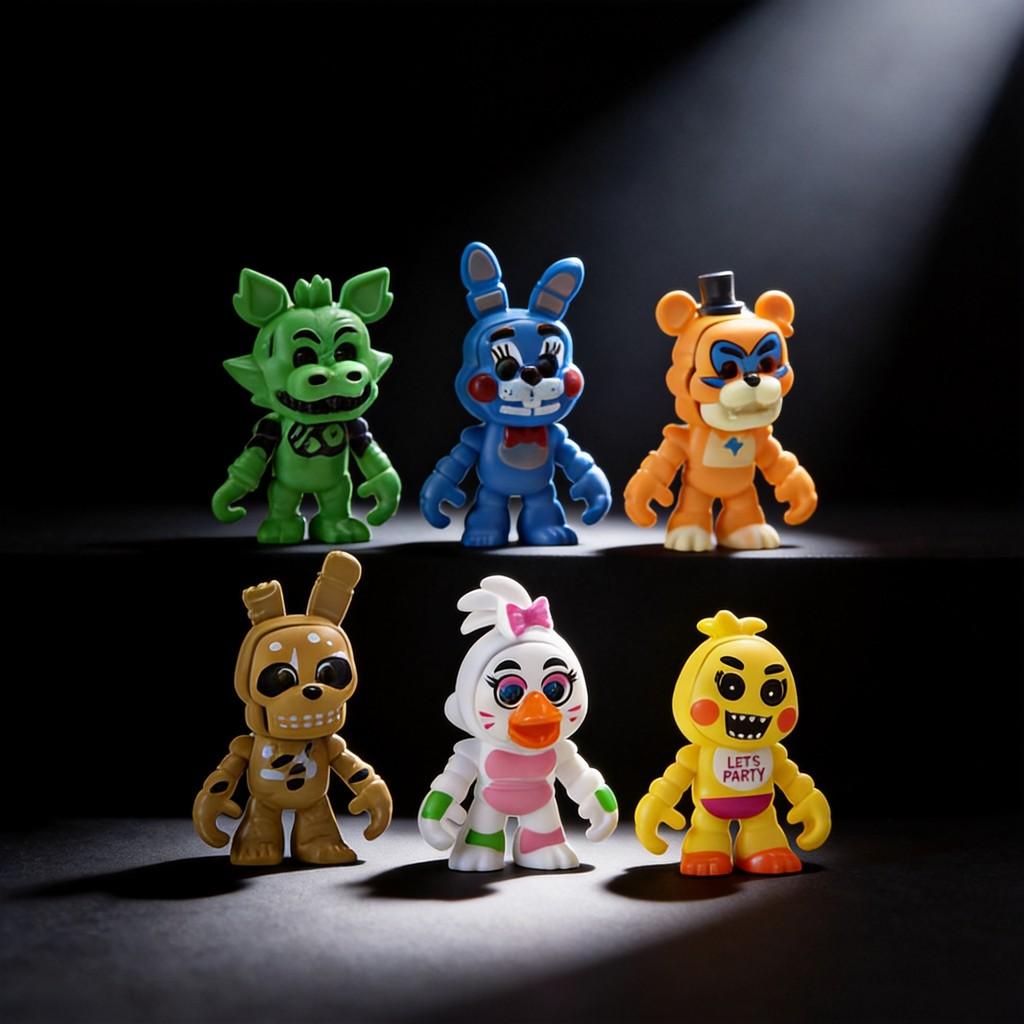 Five Night At Freddys Pvc Collectible Figures Set For Anime Fans