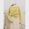Korean Chic French-Inspired Knitted Two-Piece Sweater for Women’s Early Spring