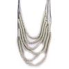Les Trésors De Lily [M1992] - Silver 'Kilimanjaro' Necklace