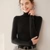 Women's Fine Wool Cashmere Turtleneck Sweater - Autumn/Winter 2025 Collection, Slim Fit Korean Style Knitwear