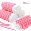 500/1000PCS Lip Wands Applicators Disposable Lip Brush Lipstick Brush Lip Gloss Applicator Wands Makeup Applicator Beauty Tool