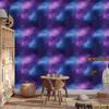 Watercolor Galaxy Wallpaper Blue, Violet, Indigo and Navy Blue 50x1000