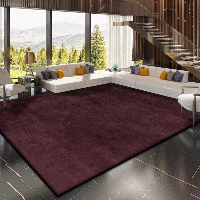 Modern Abstract Decoration Home Rug Solid Color Non-slip Large Living Room Carpet Washable Entrance Door Mat Easy Cleaning Soft