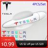 Car Sticker Tesla Car Door Handle Body Side Decoration Sticker for Tesla Model 3 Y S X Roadster P75D P85D P90D P100D Auto Emblem