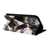 Applicable to iPhone15 mobile phone leather case 15Pro bronzing marble card wallet protective case 15ultra