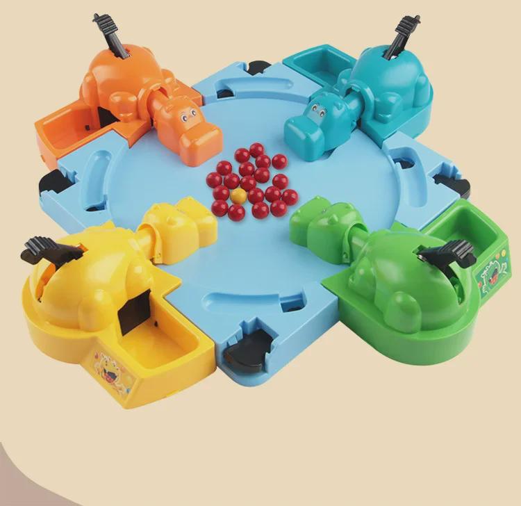 Cross-Border Hippo Bead Game: Interactive Hungry Hippo Educational Toy for Kids
