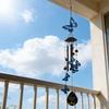 Decorative Metal Dragonfly Wind Chime for Outdoor Garden and Patio Provides Soothing Sound Effects and Stylish Decoration