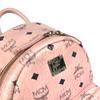 MCM Visetos Logo Backpack Bag Backpack Leather pink