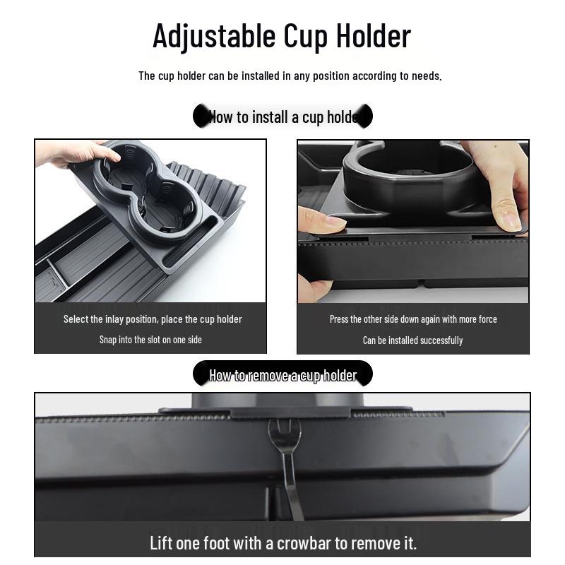 2024-26 Tesla Cybertruck Center Console Storage Box Accessory