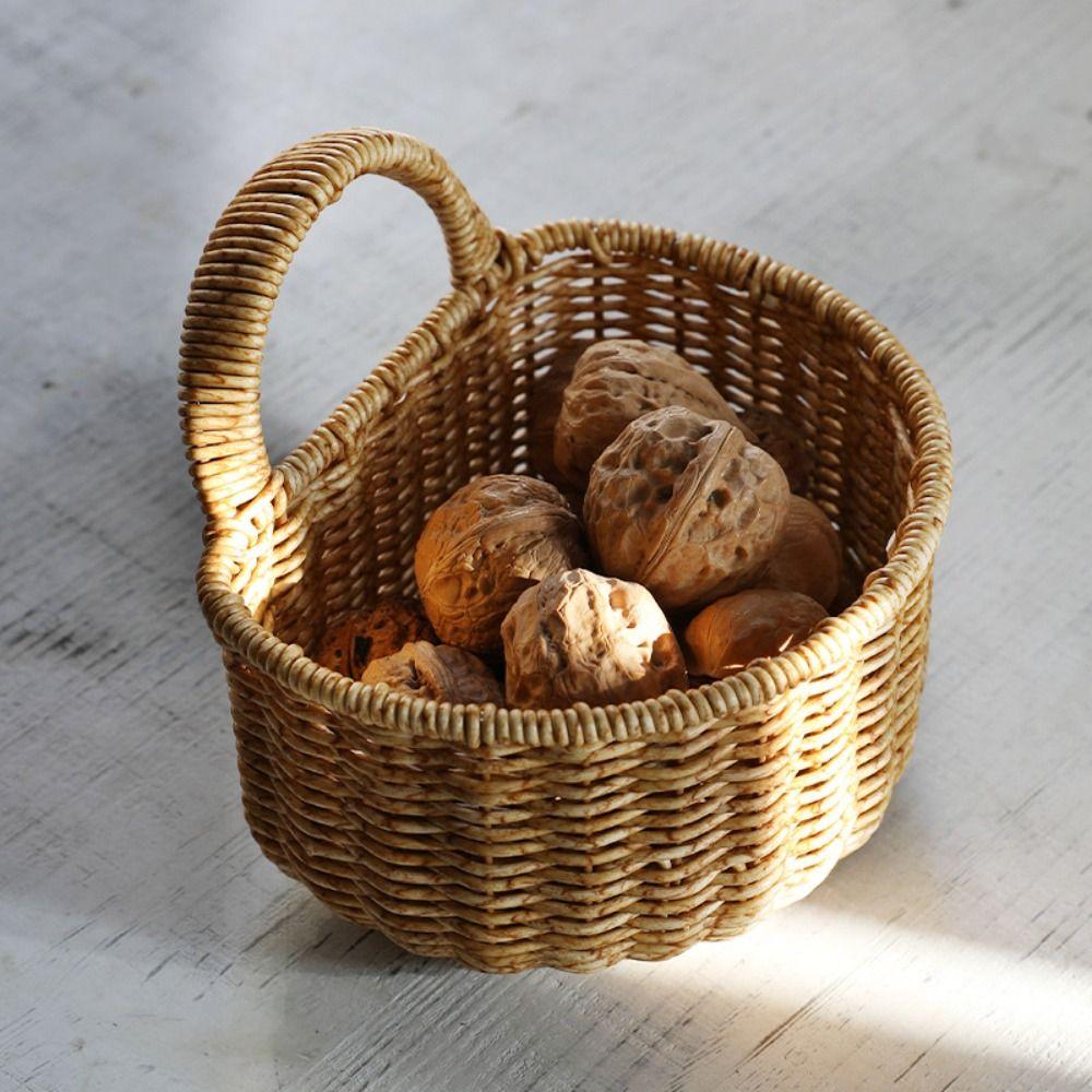Home Decor Punching Scallion Ginger Garlic Wedding Storage Basket Flower Basket Kitchen Utensil