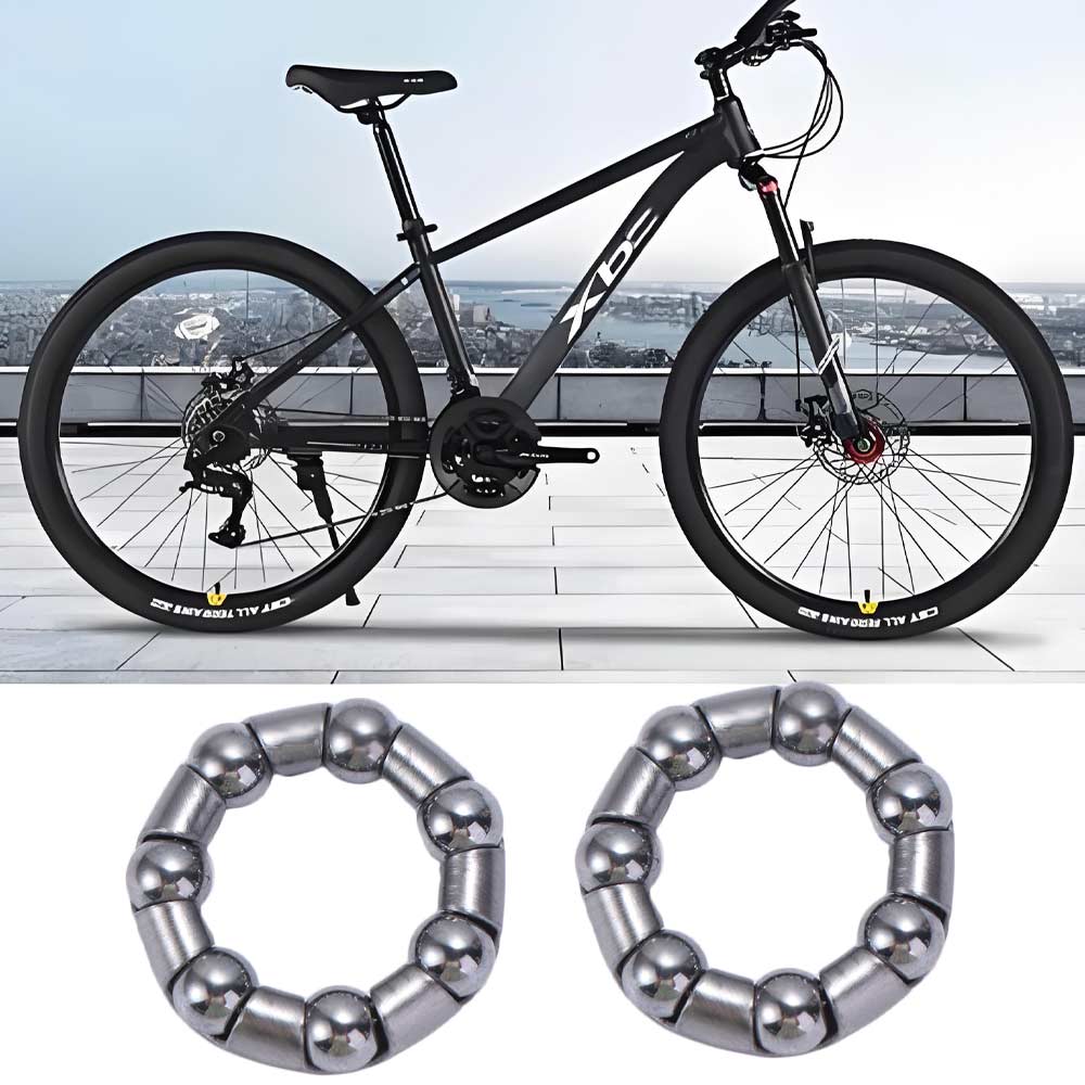 Accessories Silver 3/16" MTB Bike Bicycle Bearings Bicycle Hubs Bicycle Front Hub Cycling Bearing