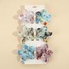Colorful Frangipani Hair Clip: Reverse Spray Floral Hairpin for Photos & Headwear