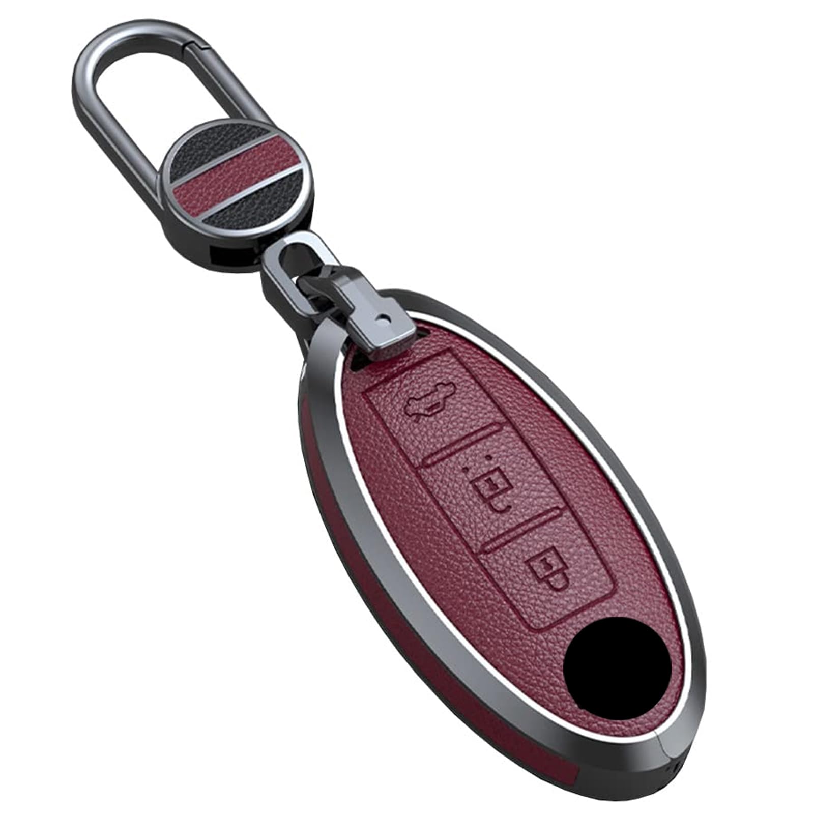 [ontto] Чехол для смарт-ключа Nissan, чехол для ключа, без винтов, красный