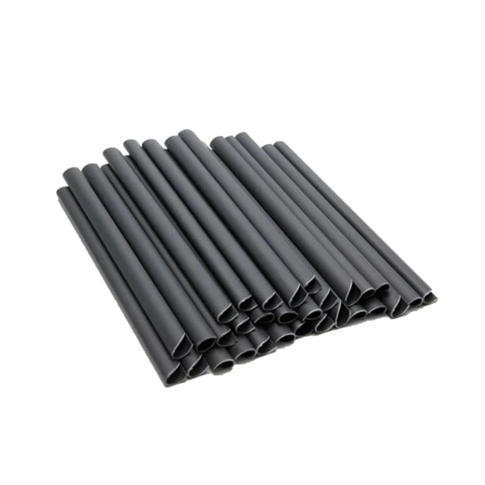 30pcs Privacy Screen Clamp Bars PVC Mounting Clip Garden Fence Fixing Clip Weatherproof Double Rod Mats Garden Clamping Strips