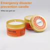 Emergency Candle 30 Hours Smoke-Free Odorless Survival Candle Windproof Emergency Disaster Prevention Candles for Power Outages Camping