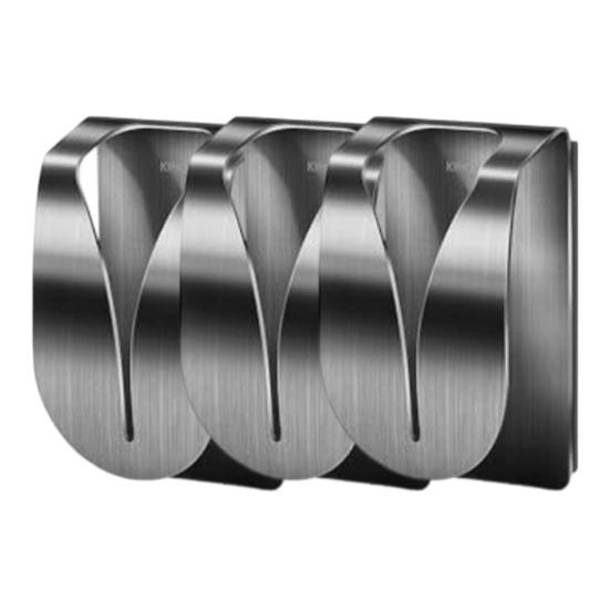 Magnetic Towel Hook Stainless Steel Towel Holder Rust-Proof Strong Magnet Kitchen Towel Dish