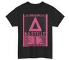 Bastille Tour Poster 100% Baumwolle T-Shirt Herren T-Shirts Oberteil | Band T-Shirt, Rosa Dreieck Design