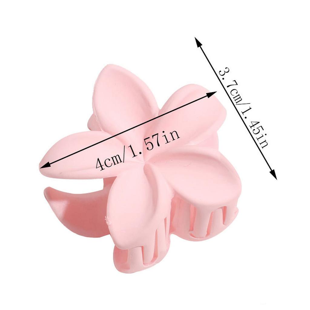Mini Lily Flower Hair Clip 4cm Plastic Alloy For Women Girls Daily Use