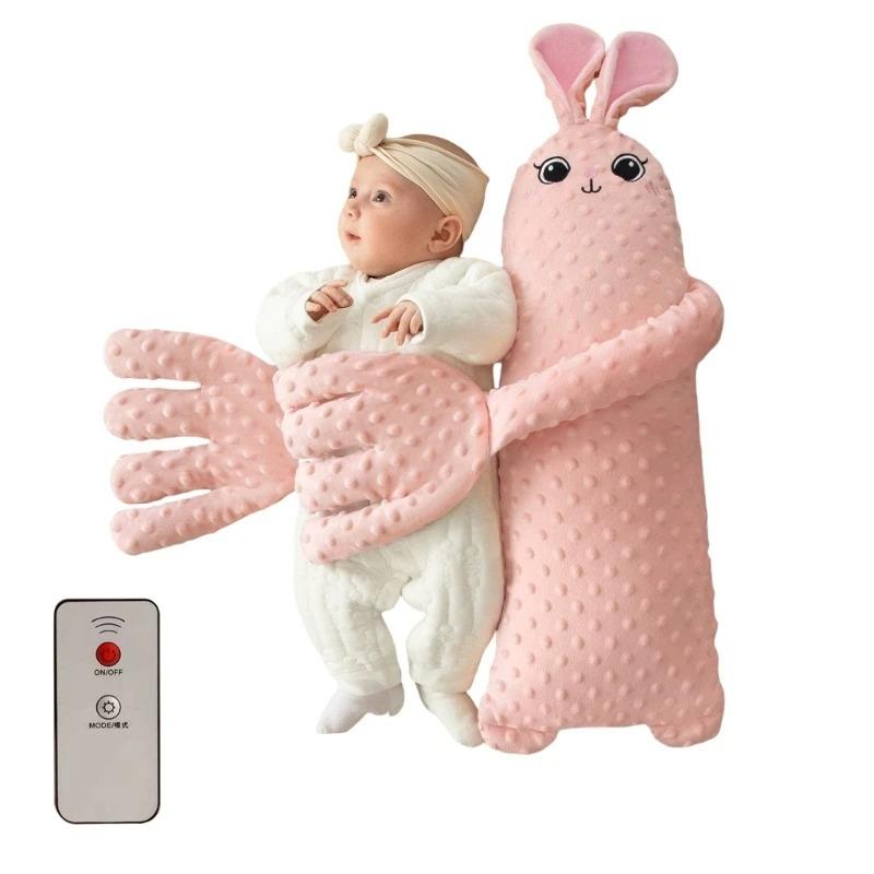 Baby Soothing Doll, Pat The Doll To Make It Fall Asleep And Relax, Pink