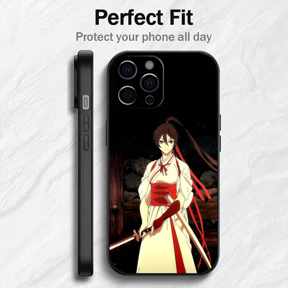 Yamada Asaemon Sagiri Phone Case For iPhone17,16,15,14,13,12 Plus,Max Soft Silicone Black Cover