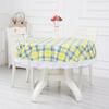 Thickened Round Table Cloth, Environmentally Friendly Velvet Plastic Large Round Dining Table Cloth, Round Table Cloth Pvc Tablecloth Waterproof