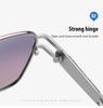 Women's 2022 Fashion Metal Polarized Rhinestone Sunglasses, Large Frame A683