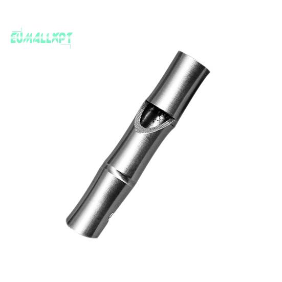 

Свисток с бамбуковым узлом из нержавеющей стали высокой твердости, аварийный карманный инструмент