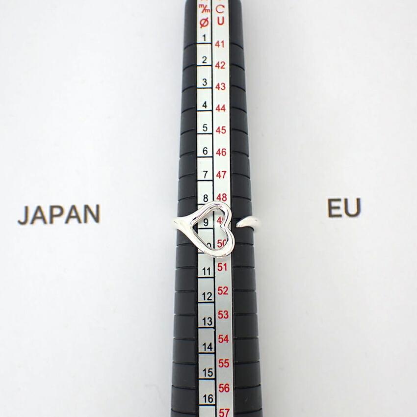 [Used] TIFFANY 925 Open Heart Ring / Size 9 / G511-20