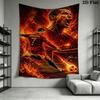 Portugal'S Fire Soccer Passion Ignites Threepiece Set 1 Duvet Cover 2 Pillowcase Without Core Christmas Birthday Gift