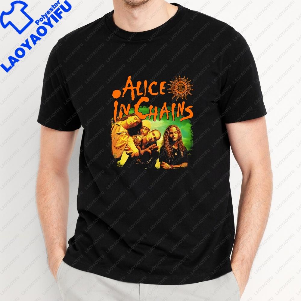 Alice In Chains Band KoreanStyle Review Of Unisexs Clothing Summer ShortSleeved Comfortable TShirts For Both Unisex And Unisex