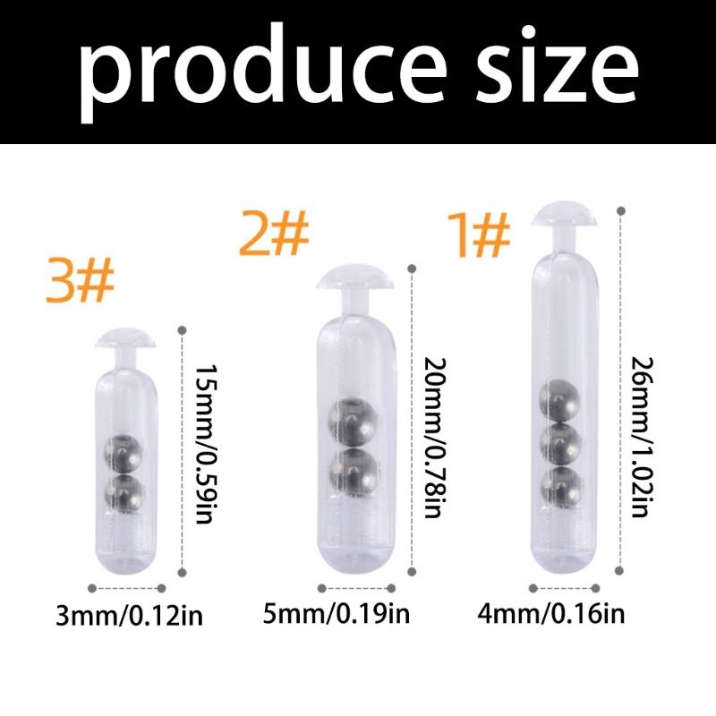 Fly Tying Baits Making Accessories for Hard Baits Plastic Sound Rattles Fly Fishing Lure Jig Rattle Insert Tube