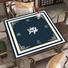 Tappetino da tavolo Mahjong Poker Domino Mahjong Tile Card Gioco da tavolo Antiscivolo Riduzione del rumore Quadrato Mah Jong Copertura da gioco Tappetino da gioco