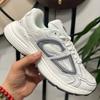 New versatile fashion casual men's and women's trend breathable sports shoes dad letter b30 heightening shoes