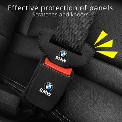 2PCS Seat Belt Shoulder Protector Pads Fit BMW X1 X2 X3 X4 X5 X6 X7 G20 G30 G32 G11 G12 F20 F30 F40 F10 Car Interior Styling Par S111