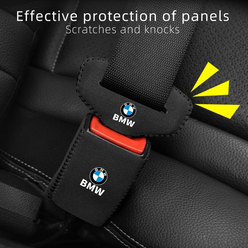 2PCS Car Seatbelt Protector Auto protective cover pad For BMW X1 X2 X3 X5 X4 X6 X7 G30 G20 G32 G11 G12 F40 F30 F20 F10 WR5