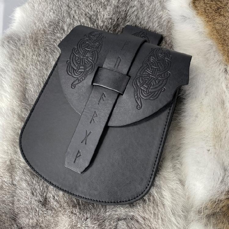 Vintage Medieval Leather Belt Bag Wiast Coin Medieval Waist Pouches Phone Bag Medieval Costume Accessory for Men Women