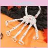 Halloween Dark Punk Vampire Skeleton Wristband With Skull Elements For Party Decoration