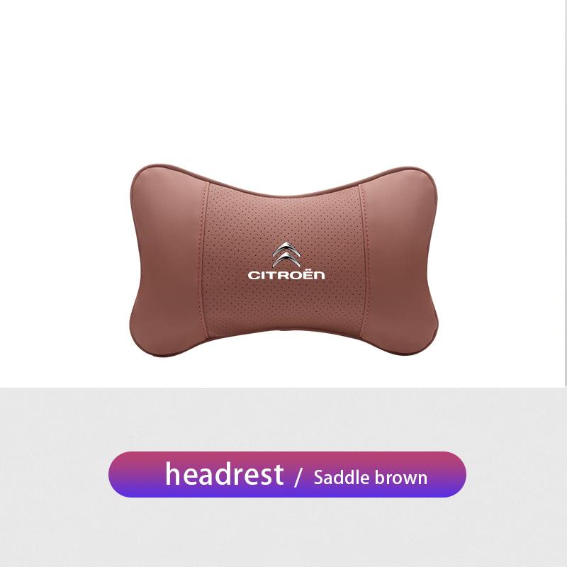1Pcs Car Seat Headrest Auto Logo Neck Pillow For Citroen C6 C4 2CV VTS DS3 DS4 DS5 RD3 Cross Berlingo Xsara Grand Picasso Jumper