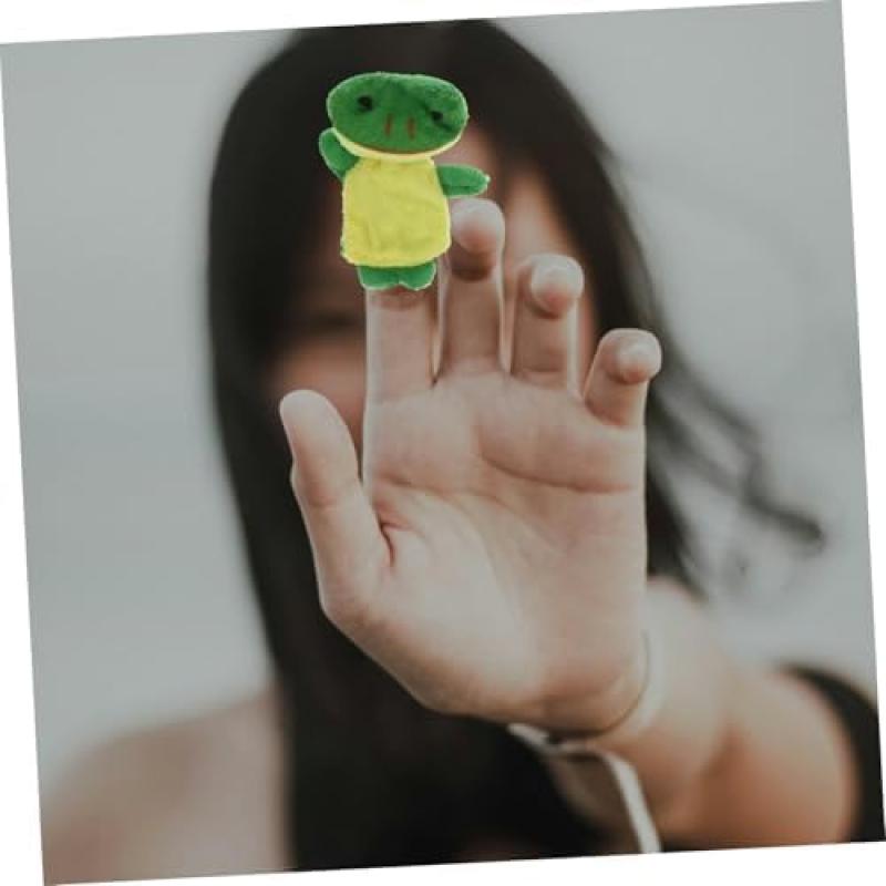 BESPORTBLE 10stücke Plüschtier-fingerpuppen Spielset Cartoon-tierpuppen Zum Geschichtenerzählen Für Junge Mädchen Und Kleinkinder