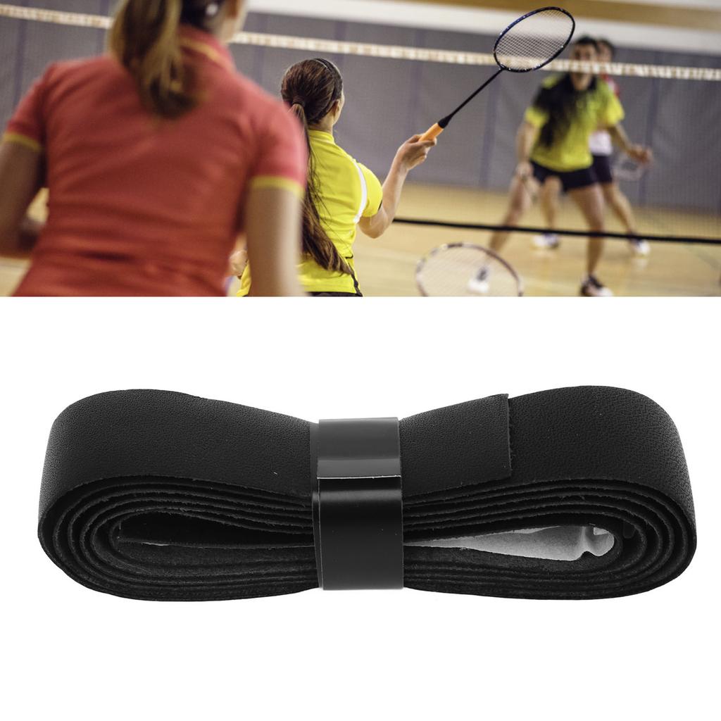 Tennis Racket Grip Tape Leather Badminton Racket Overgrip Tape Replacement for Outdoor Playground Gym